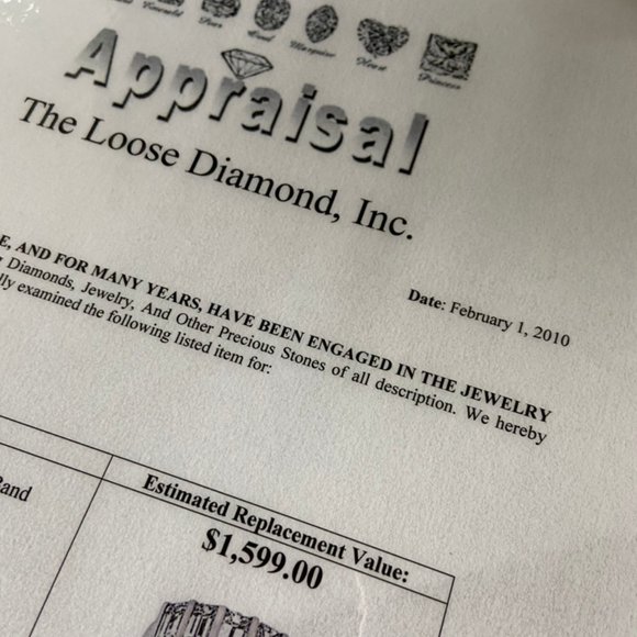 1/5 CT Emerald Cut Diamond Solitaire Pendant 14K. - Picture 10 of 12